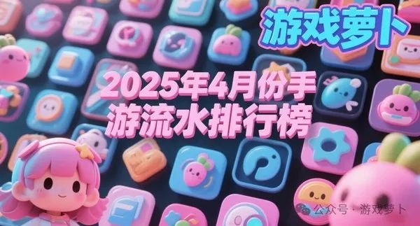 九游娱乐2025年4月份手游流水排行榜：崩铁直线上升前十名次出现变动！(图1)