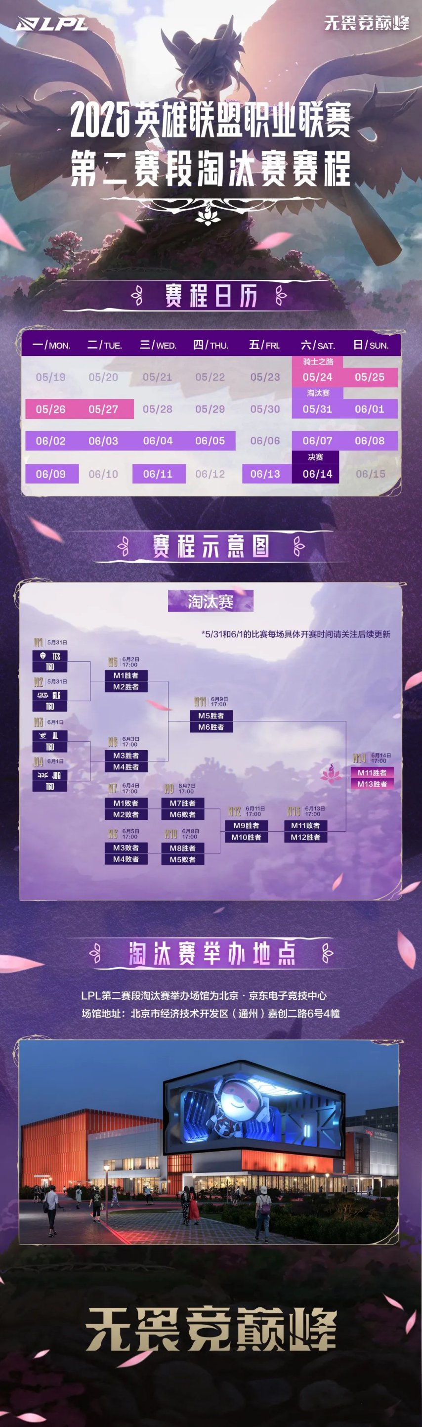 九游娱乐《英雄联盟》2025LPL第二赛段淘汰赛开票信息公布(图2)
