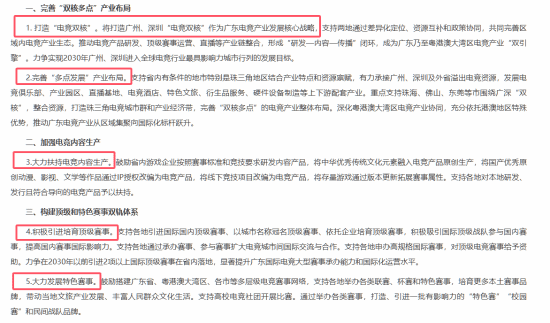 九游娱乐广东省出台新政策：大力推动游戏产业和电竞产业发展(图2)
