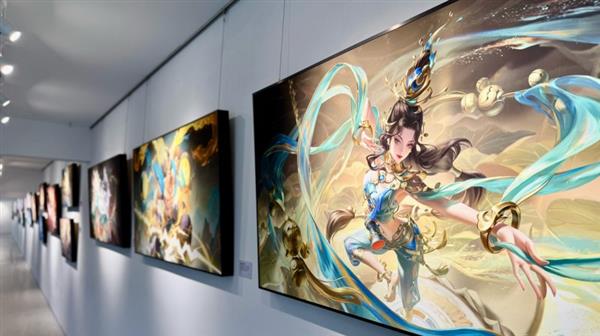 假期逛展好去处！来国美看腾讯游戏九游娱乐诠释东方美学(图3)