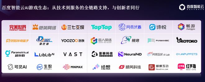 九游娱乐AI 重塑游戏产业百度智能云成为超半数厂商首选(图9)