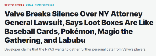 九游娱乐V社硬刚开箱诉讼：本质和拉布布盲盒一样！支持交易(图2)